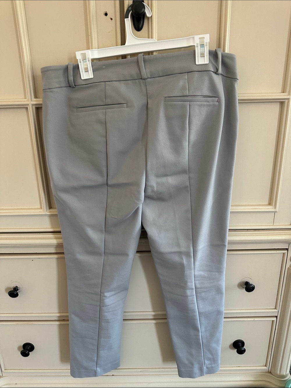 LOFT light Gray Tailored Ankle Pants - Picture 5 of 5